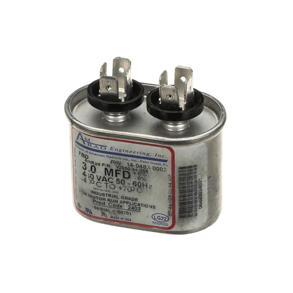 (image for) Frozen Beverage Dispensers 14-0483-0002 CAPACITOR,3MF,440V FAN RUN